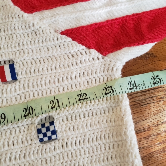 Design Options Ameriana Sweater, Vintage,crochet - Picture 16 of 16